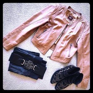 Tanned Leather Jacket (Saki Collection)❤️